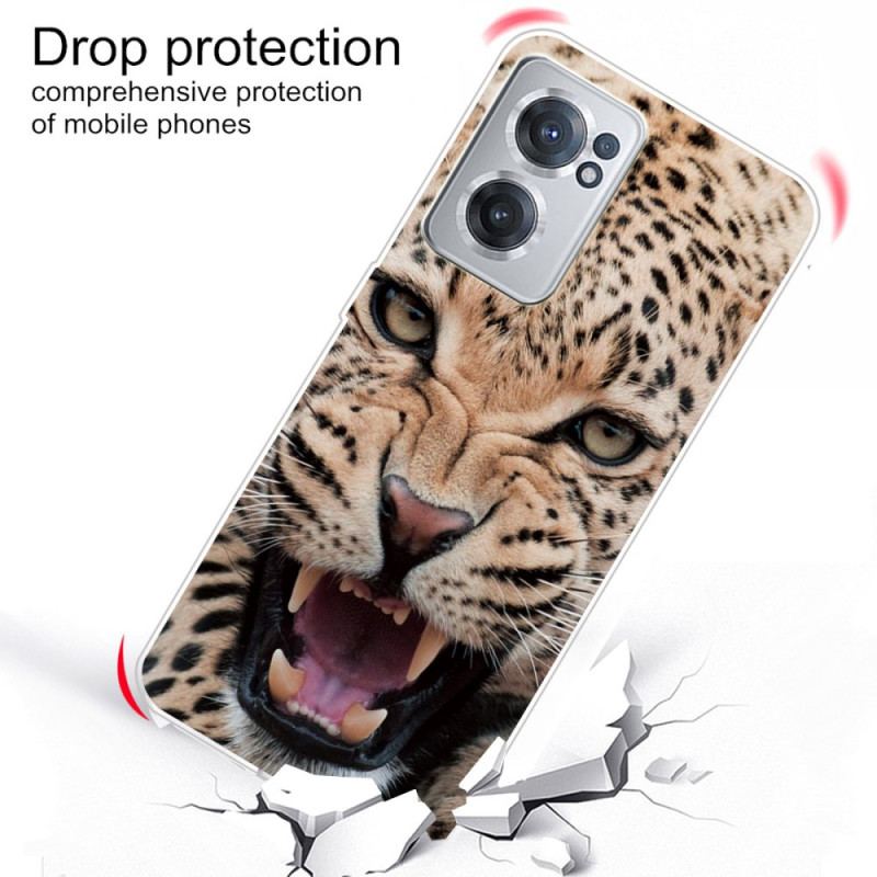 Capa Para OnePlus Nord CE 2 5G Leopardo Agressivo