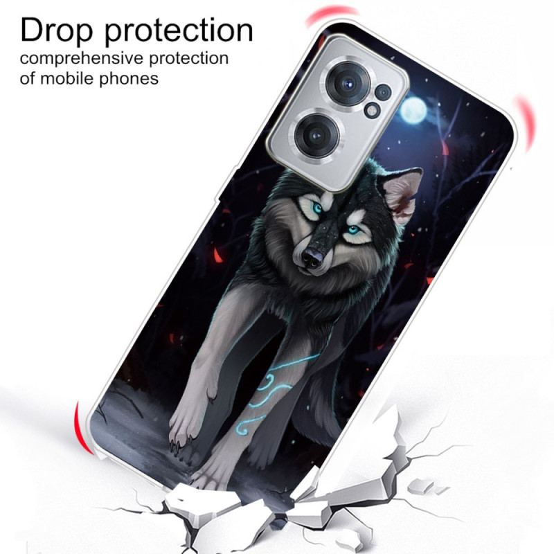 Capa Para OnePlus Nord CE 2 5G Lobo Predador