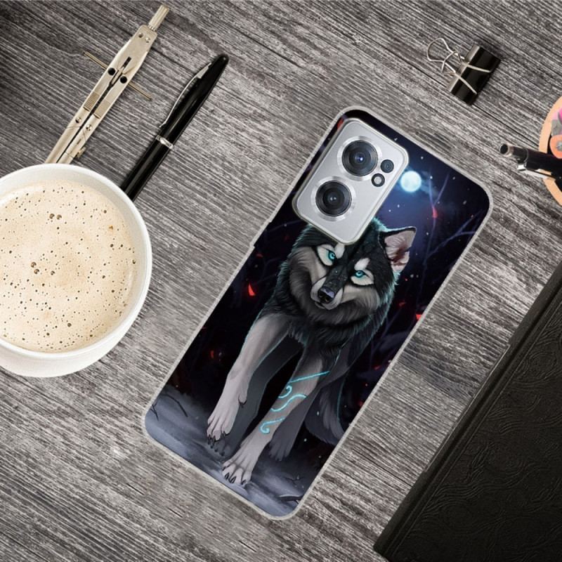 Capa Para OnePlus Nord CE 2 5G Lobo Predador