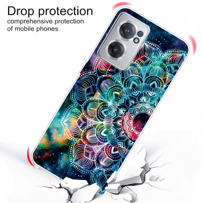 Capa Para OnePlus Nord CE 2 5G Mandala Psicodélica