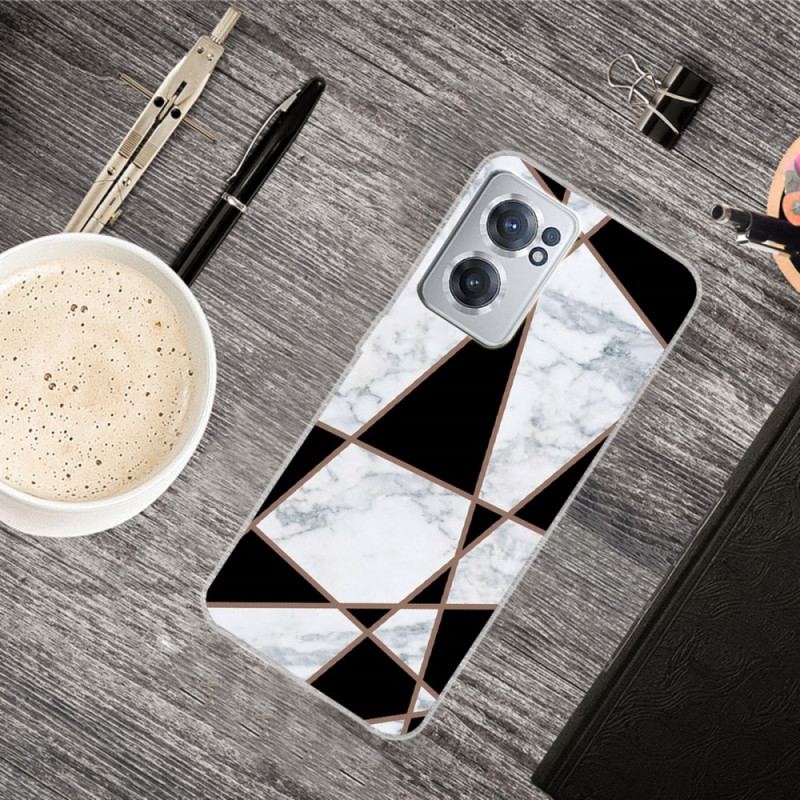 Capa Para OnePlus Nord CE 2 5G Mármore Zebra