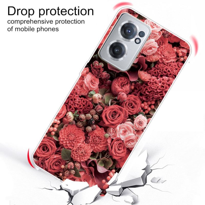 Capa Para OnePlus Nord CE 2 5G Mercador De Rosas