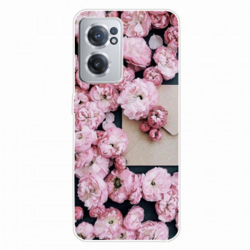 Capa Para OnePlus Nord CE 2 5G Rosas Do Dia Dos Namorados