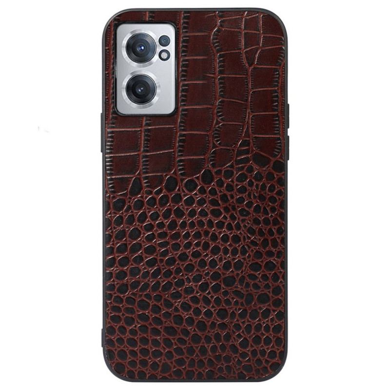 Capa Para OnePlus Nord CE 2 5G Textura De Crocodilo