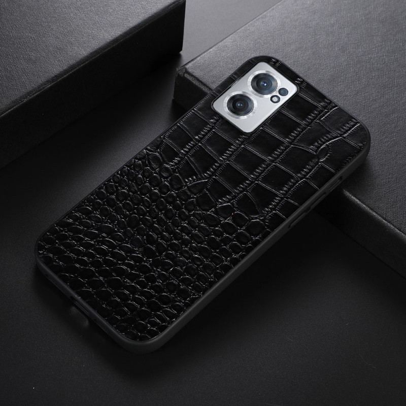 Capa Para OnePlus Nord CE 2 5G Textura De Crocodilo