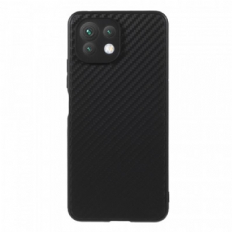 Capa De Celular Para Xiaomi Mi 11 Lite 4G / 5G / 5G NE Fibra De Carbono