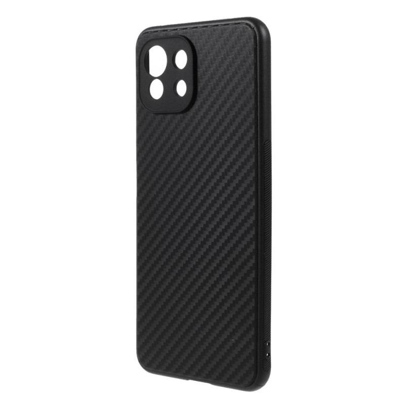 Capa De Celular Para Xiaomi Mi 11 Lite 4G / 5G / 5G NE Fibra De Carbono