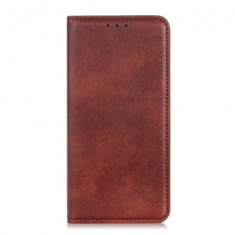 Capa De Celular Para Xiaomi Mi 11 Lite 4G / 5G / 5G NE Flip Couro Litchi Elegance Dividido