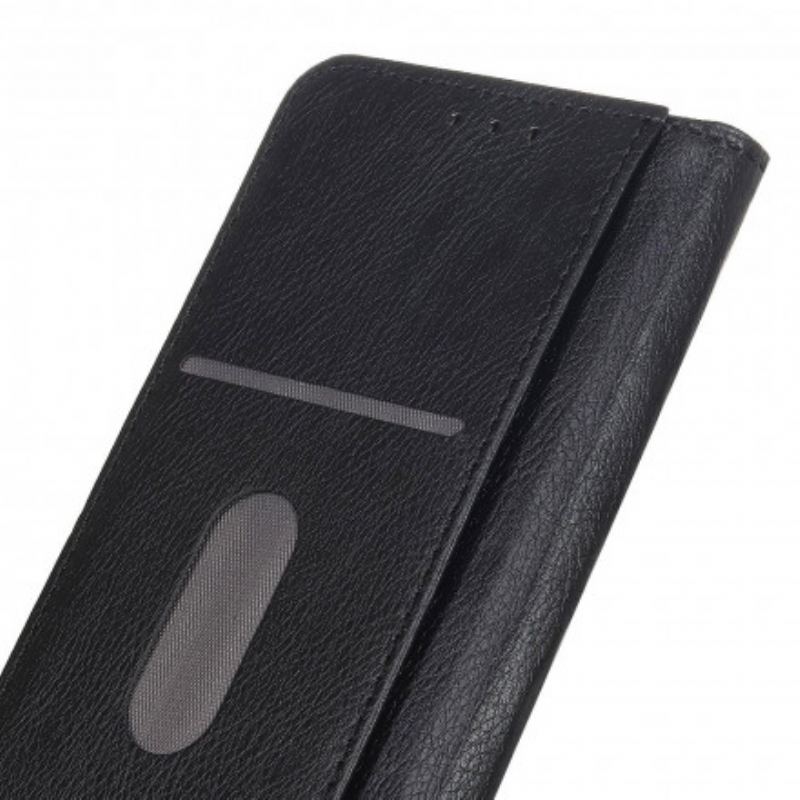 Capa De Celular Para Xiaomi Mi 11 Lite 4G / 5G / 5G NE Flip Couro Litchi Elegance Dividido