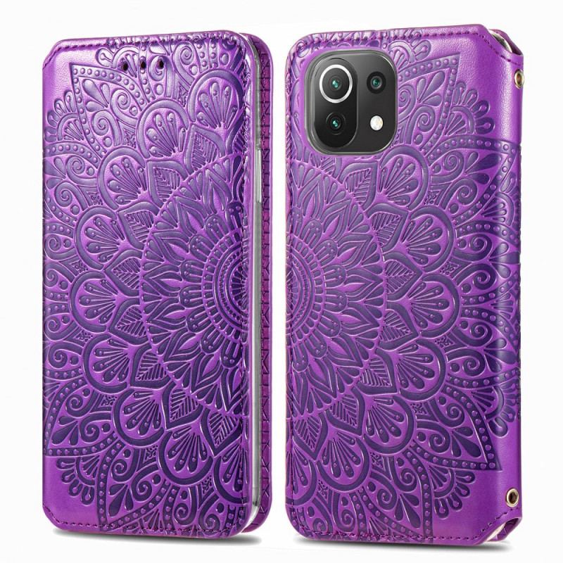 Capa De Celular Para Xiaomi Mi 11 Lite 4G / 5G / 5G NE Flip Mandala