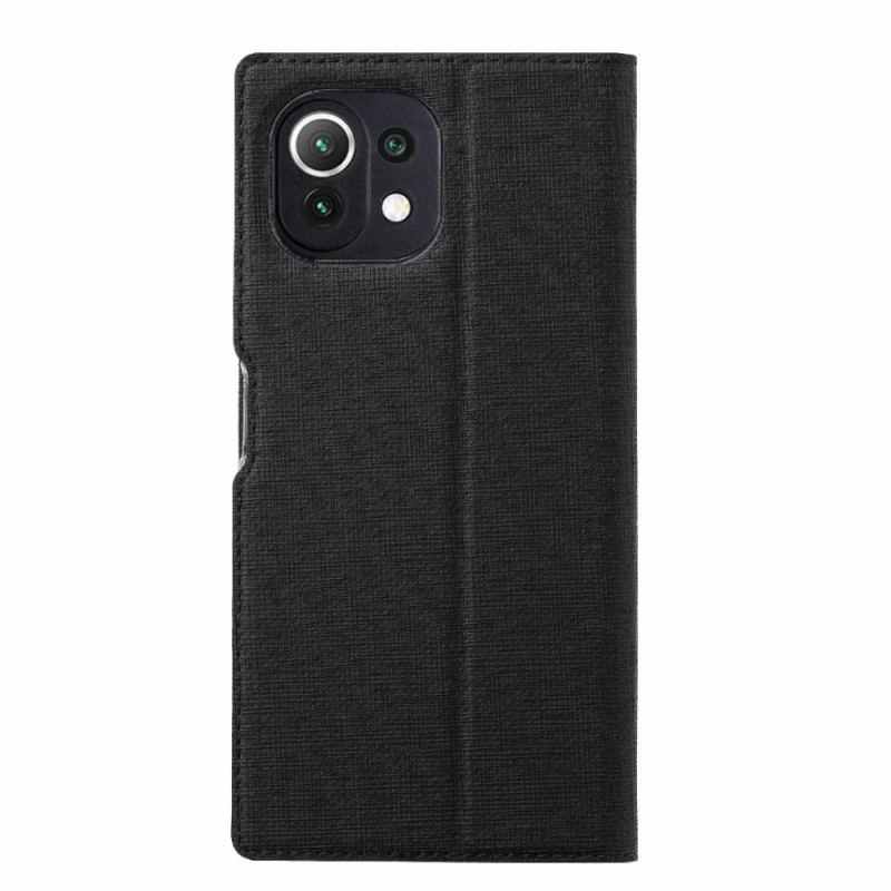 Capa De Celular Para Xiaomi Mi 11 Lite 4G / 5G / 5G NE Flip Série Vili Dmx Texturizada