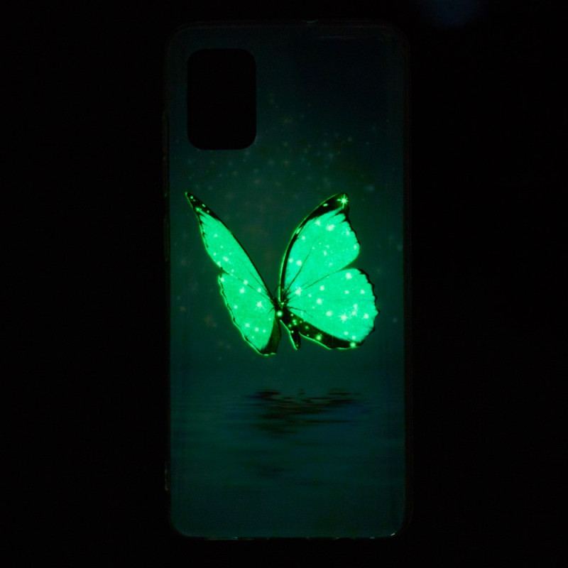 Capa De Celular Para Xiaomi Mi 11 Lite 4G / 5G / 5G NE Série Borboletas Neon