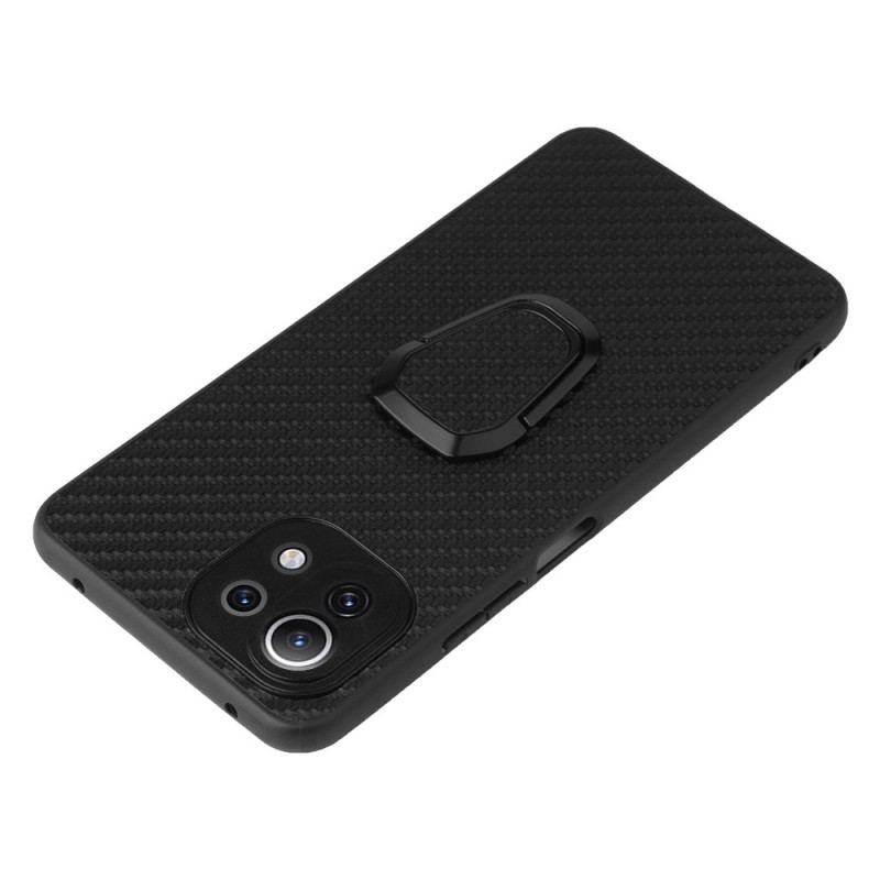 Capa De Celular Para Xiaomi Mi 11 Lite 4G / 5G / 5G NE Suporte De Anel Estilo Crocodilo