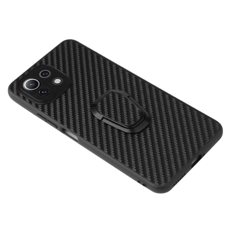 Capa De Celular Para Xiaomi Mi 11 Lite 4G / 5G / 5G NE Suporte De Anel Estilo Crocodilo