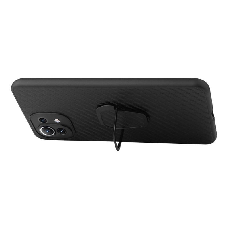 Capa De Celular Para Xiaomi Mi 11 Lite 4G / 5G / 5G NE Suporte De Anel Estilo Crocodilo