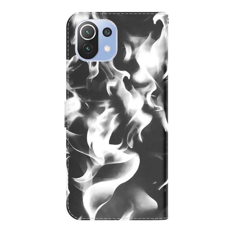 Capa De Couro Para Xiaomi Mi 11 Lite 4G / 5G / 5G NE Padrão Abstrato