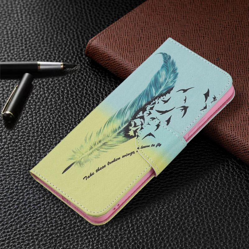 Capa Flip Para Xiaomi Mi 11 Lite 4G / 5G / 5G NE Aprender A Voar