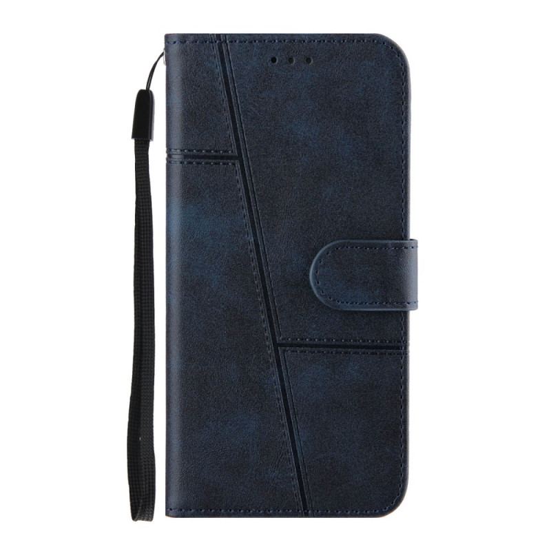 Capa Flip Para Xiaomi Mi 11 Lite 4G / 5G / 5G NE De Cordão Strap Geo