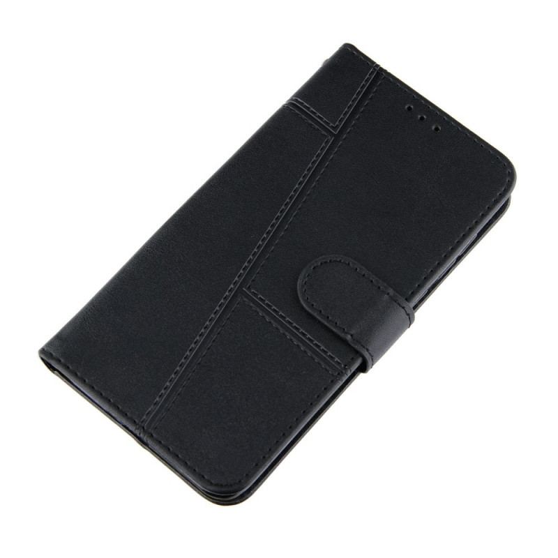 Capa Flip Para Xiaomi Mi 11 Lite 4G / 5G / 5G NE De Cordão Strap Geo