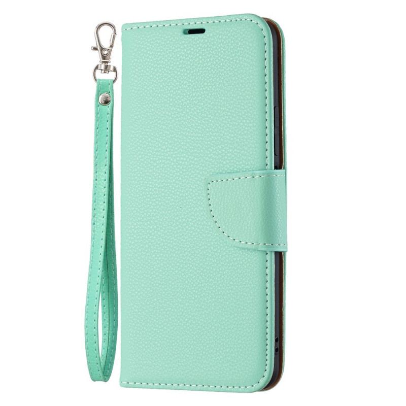 Capa Flip Para Xiaomi Mi 11 Lite 4G / 5G / 5G NE De Couro Lichia Rabat Oblíqua