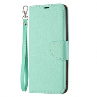 Capa Flip Para Xiaomi Mi 11 Lite 4G / 5G / 5G NE De Couro Lichia Rabat Oblíqua