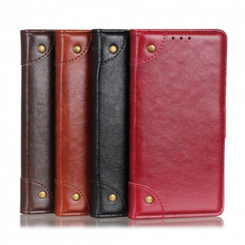 Capa Flip Para Xiaomi Mi 11 Lite 4G / 5G / 5G NE Estilo De Couro Nappa