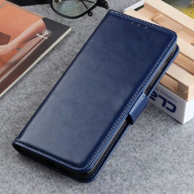 Capa Flip Para Xiaomi Mi 11 Lite 4G / 5G / 5G NE Refinamento De Couro Sintético