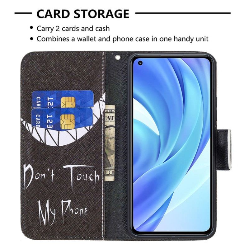 Capa Flip Para Xiaomi Mi 11 Lite 4G / 5G / 5G NE Telefone Do Diabo