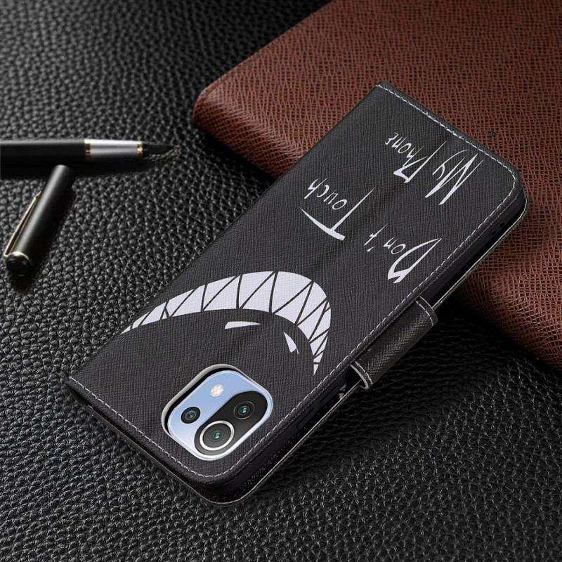 Capa Flip Para Xiaomi Mi 11 Lite 4G / 5G / 5G NE Telefone Do Diabo