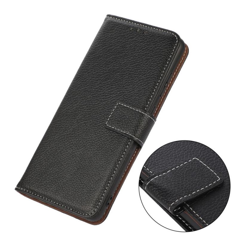 Capa Flip Para Xiaomi Mi 11 Lite 4G / 5G / 5G NE Textura Lichia