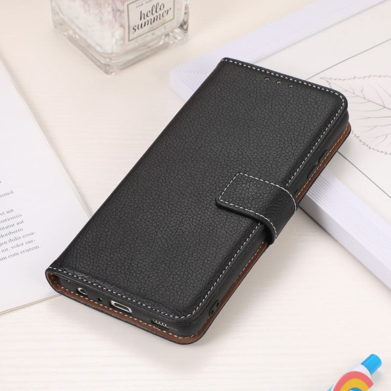 Capa Flip Para Xiaomi Mi 11 Lite 4G / 5G / 5G NE Textura Lichia