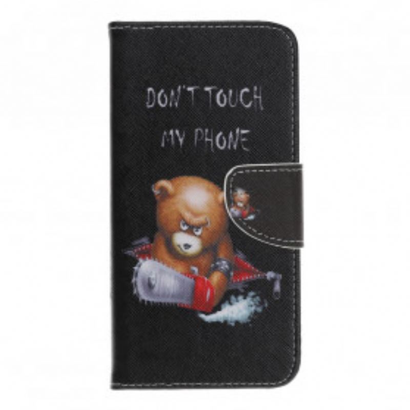 Capa Flip Para Xiaomi Mi 11 Lite 4G / 5G / 5G NE Urso Perigoso