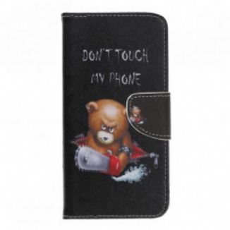 Capa Flip Para Xiaomi Mi 11 Lite 4G / 5G / 5G NE Urso Perigoso