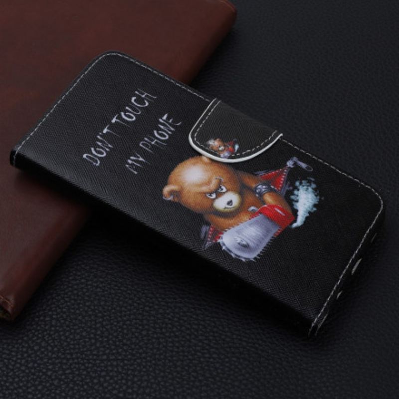 Capa Flip Para Xiaomi Mi 11 Lite 4G / 5G / 5G NE Urso Perigoso