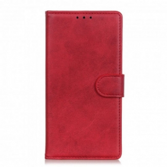 Capa Folio Para Xiaomi Mi 11 Lite 4G / 5G / 5G NE Efeito De Couro Fosco Retrô