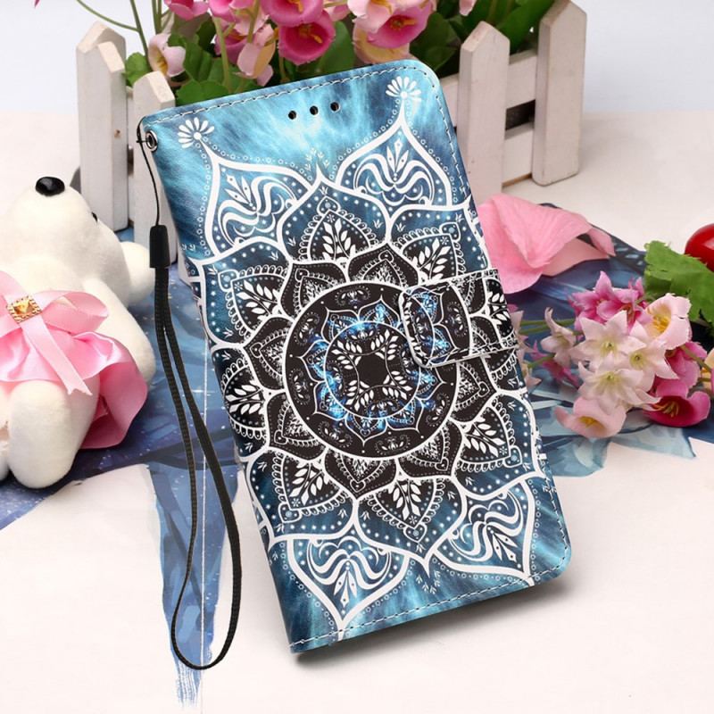 Capa Folio Para Xiaomi Mi 11 Lite 4G / 5G / 5G NE Mandala No Céu