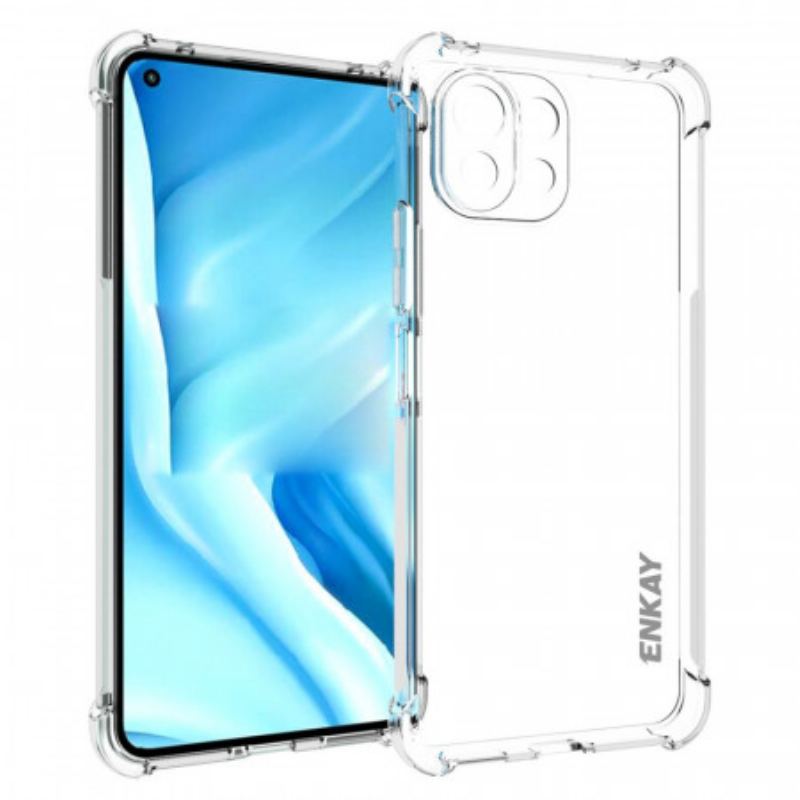 Capa Para Xiaomi Mi 11 Lite 4G / 5G / 5G NE Enkay Transparente