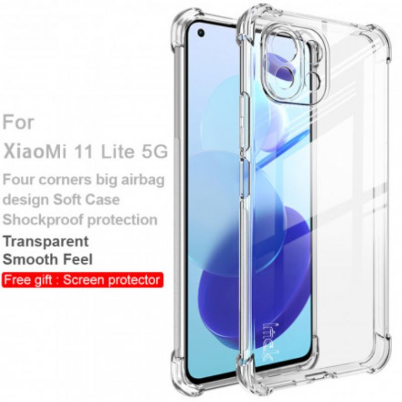 Capa Para Xiaomi Mi 11 Lite 4G / 5G / 5G NE Imak Sedoso Transparente