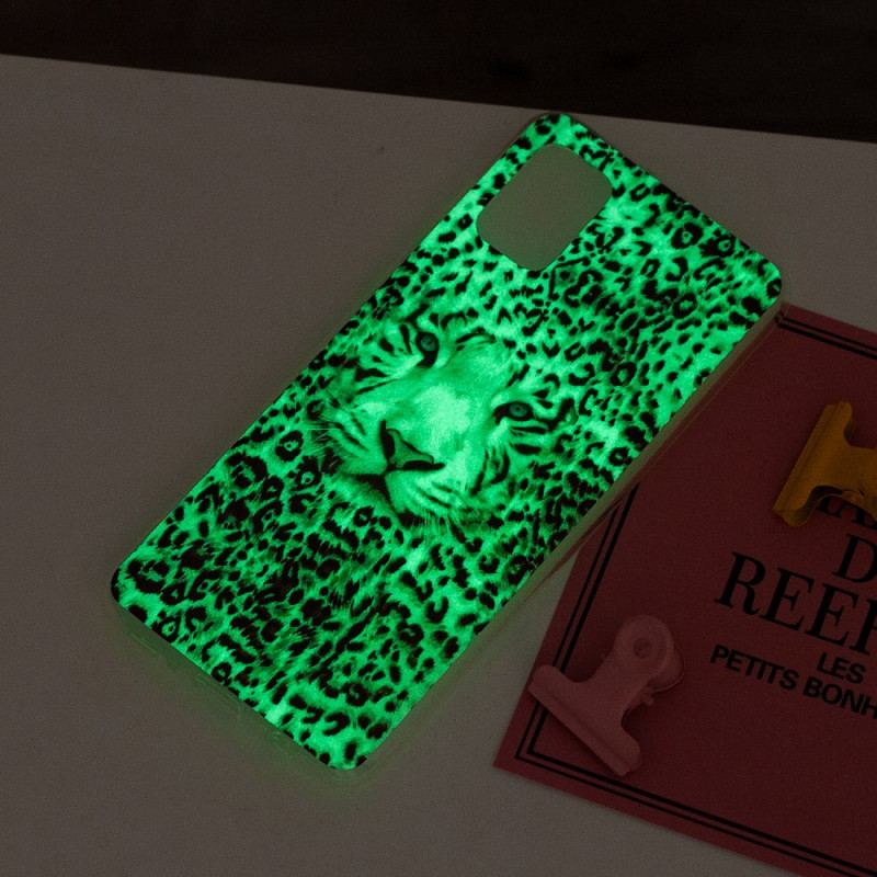 Capa Para Xiaomi Mi 11 Lite 4G / 5G / 5G NE Leopardo Fluorescente