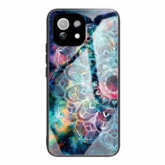 Capa Para Xiaomi Mi 11 Lite 4G / 5G / 5G NE Mandala Vidro Temperado