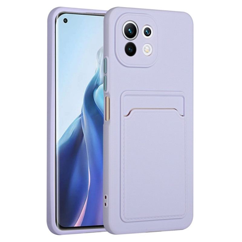 Capa Para Xiaomi Mi 11 Lite 4G / 5G / 5G NE Titular De Cartão De Silicone