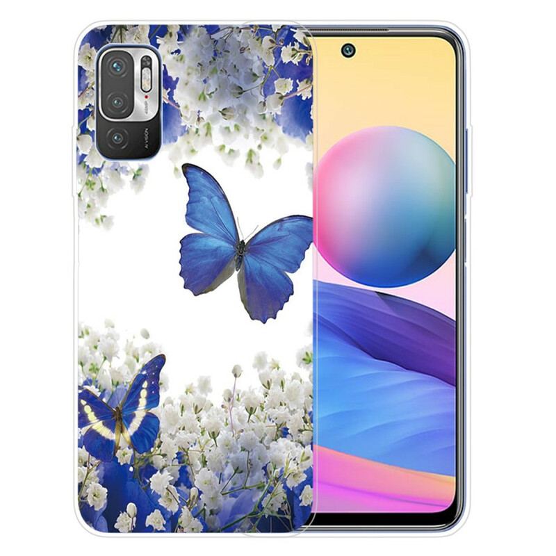 Capa De Celular Para Poco M3 Pro 5G Borboletas De Design