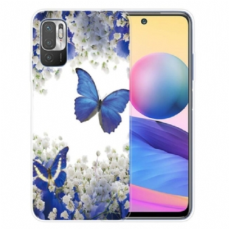 Capa De Celular Para Poco M3 Pro 5G Borboletas De Design