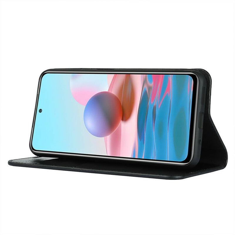 Capa De Celular Para Poco M3 Pro 5G Flip Couro Legitimo