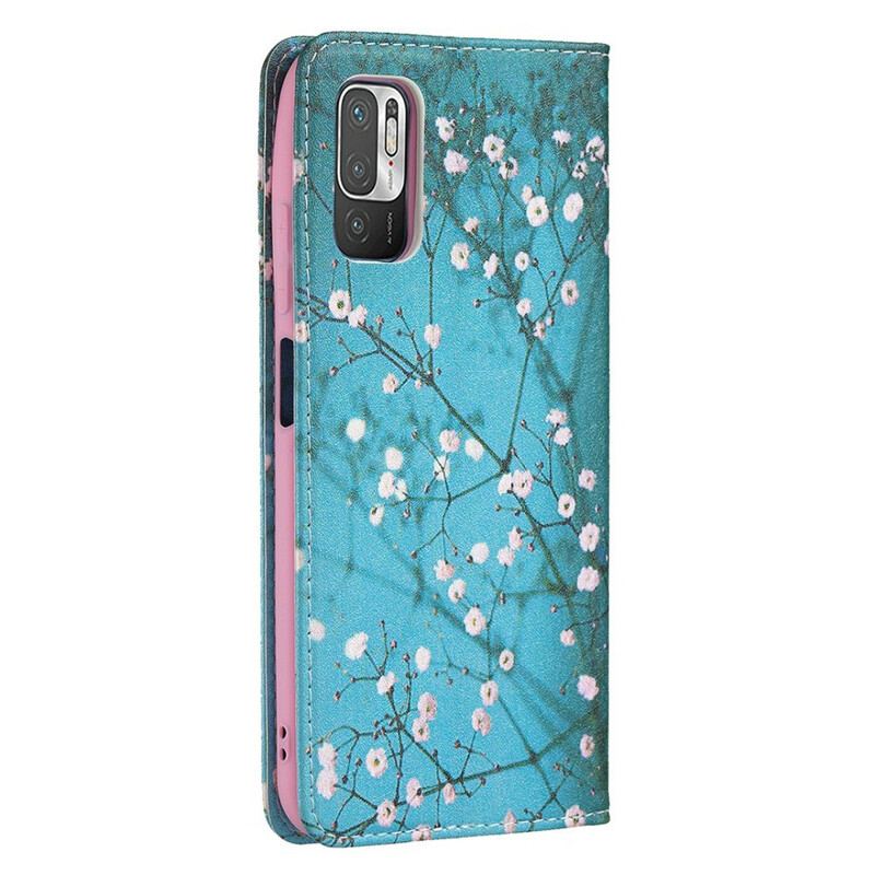 Capa De Celular Para Poco M3 Pro 5G Flip Galhos