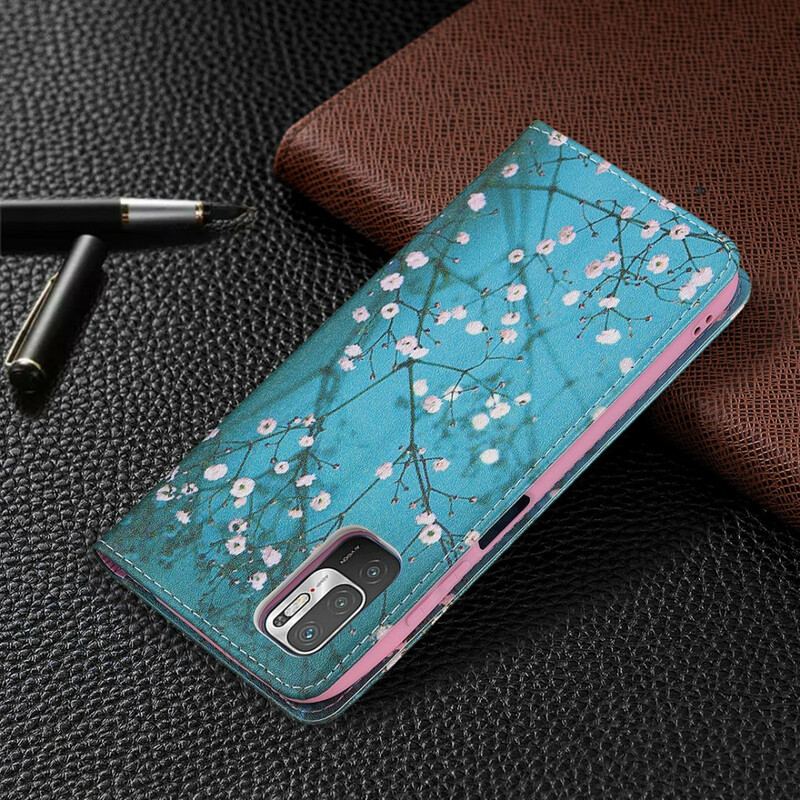 Capa De Celular Para Poco M3 Pro 5G Flip Galhos