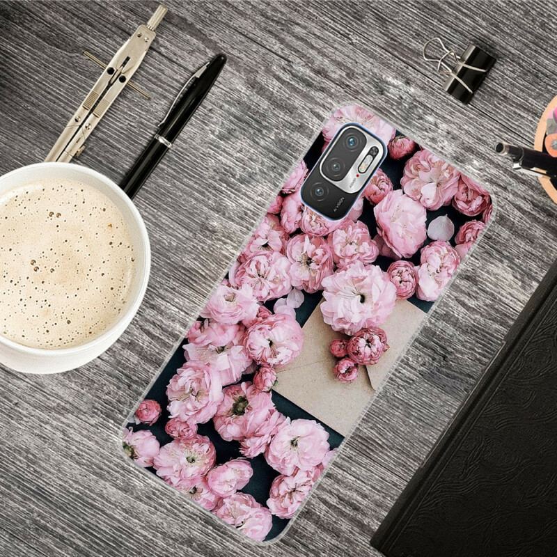 Capa De Celular Para Poco M3 Pro 5G Flores Intensas