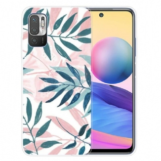 Capa De Celular Para Poco M3 Pro 5G Folhas