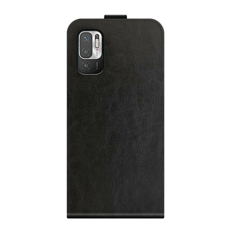 Capa De Couro Para Poco M3 Pro 5G Flip Aba Vertical