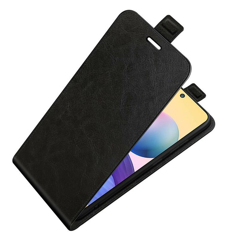 Capa De Couro Para Poco M3 Pro 5G Flip Aba Vertical